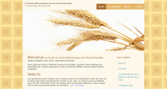 Desktop Screenshot of centremissionnairemontreal.org
