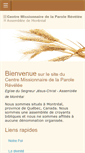 Mobile Screenshot of centremissionnairemontreal.org